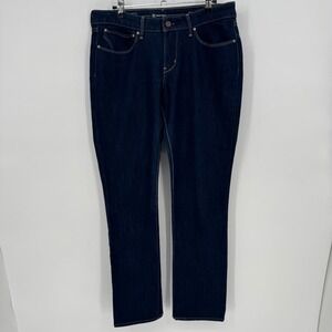 Levi's Women's 31 Tall Bold Curve Modern Rise Straight Leg Dark Wash Jeans